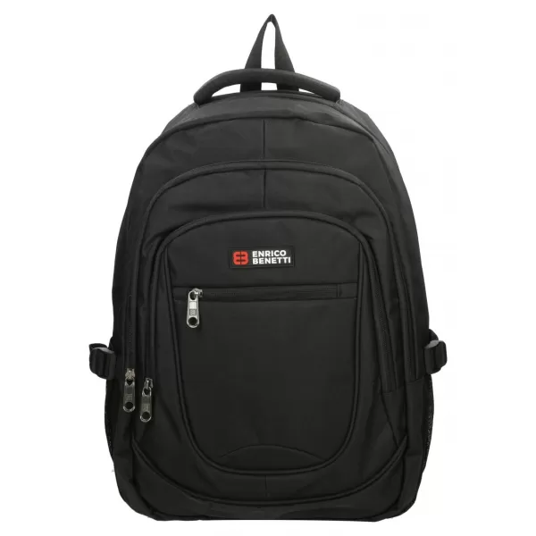  Hátizsák ENRICO BENETTI Hamburg Notebook Backpack 35,5 l Black FEKETE 
