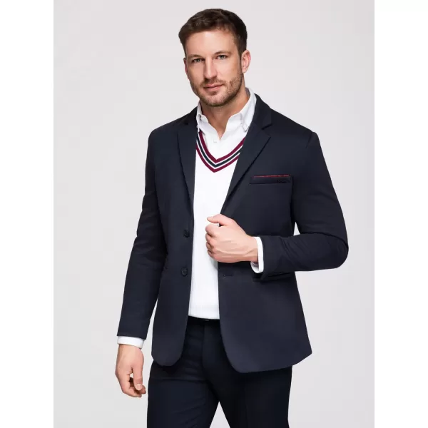  Férfi dzseki OMBRE M170 SÖTÉTKÉK 