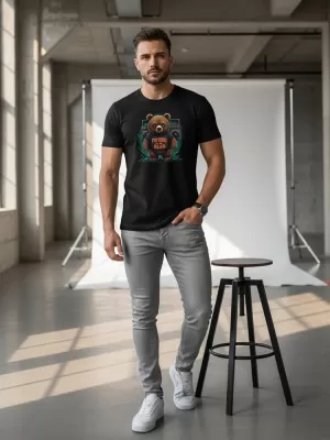 Férfi póló DSTREET NX048R FEKETE
