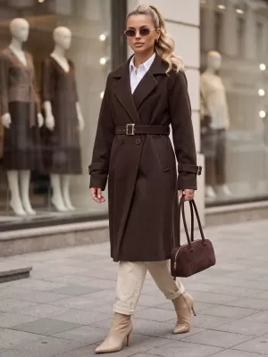 Női kabát DSTREET NY0794 BARNA