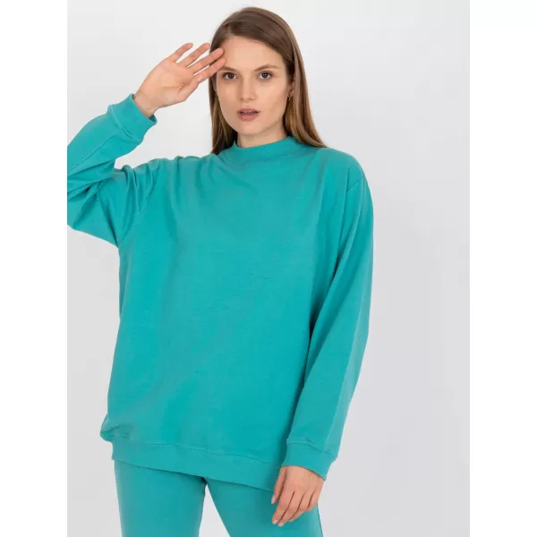  Női pulóver BASIC FEEL GOOD AP-BL-A-R001 TÜRKIZ 