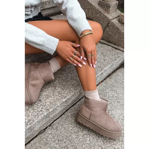 Női hóemberek BIG STAR SHOES UU274224 BÉZS 