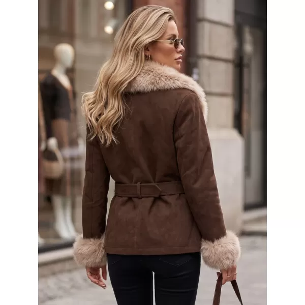  Női kabát DSTREET TY5852 BARNA 