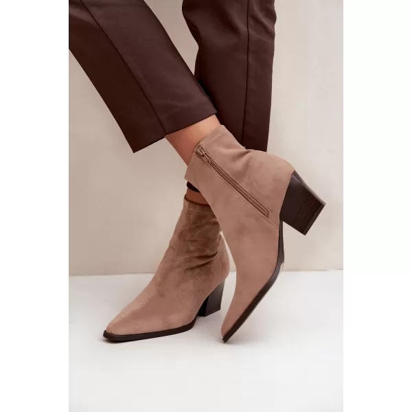  Női bokacsizma BOTO D-209 BROWN BARNA 
