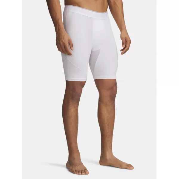  Férfi rövidnadrág UNDER ARMOUR HG ELITE LONG SHORTS 6015388-100 FEHÉR 