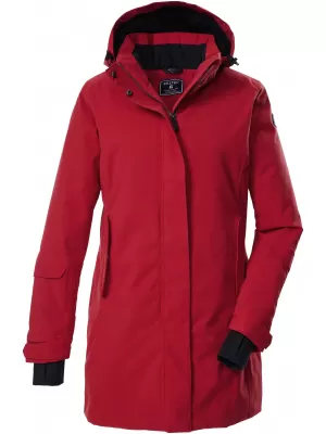 Női parka KILLTEC KOW 20 PIROS