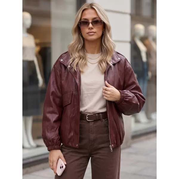  Női kabát DSTREET TY6069 BURGUNDIA 