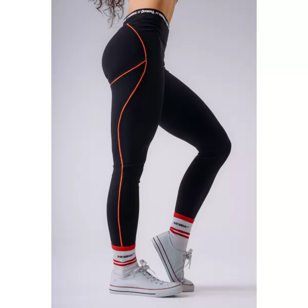  Női leggings NEBBIA OLYMPIA HIGH-WAIST 935 FEKETE 