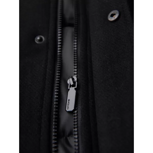  Férfi parka OMBRE OM-COWC-0161 FEKETE 
