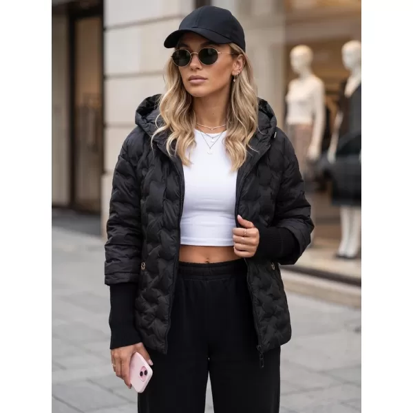 Női kabát DSTREET TY5871 FEKETE 