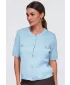 Női blúz OMBRE OW-TS-E0084 KÉK