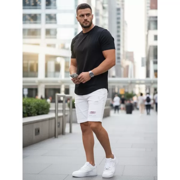  Férfi póló DSTREET RX5670 FEKETE 