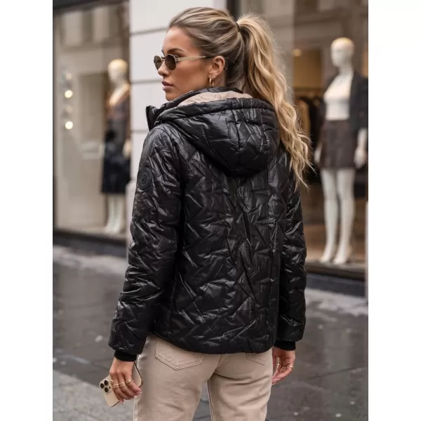  Női kabát DSTREET TY5803 FEKETE 