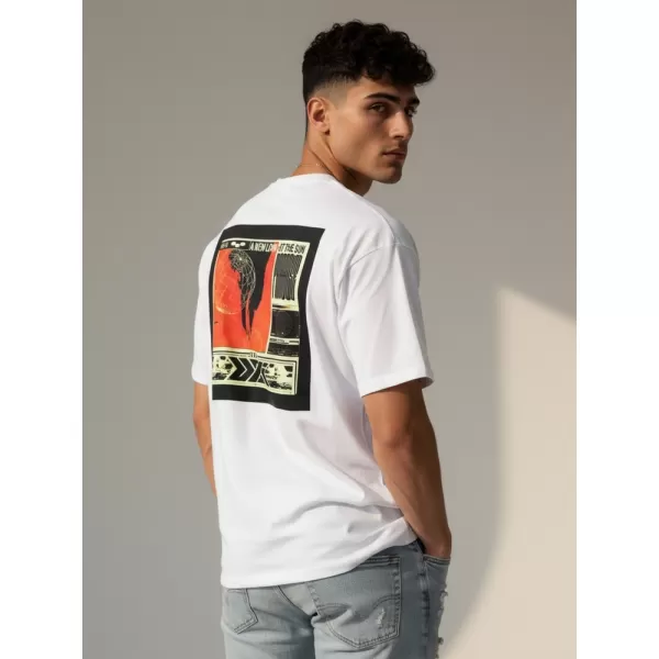  Férfi póló DSTREET RX5301 FEHÉR 
