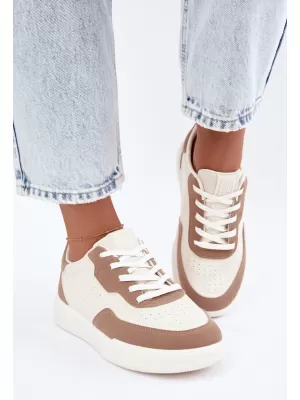 Női tornacipő BIG STAR SHOES UU274275 FEHÉR/BÉZS