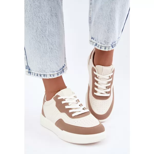  Női tornacipő BIG STAR SHOES UU274275 FEHÉR/BÉZS 
