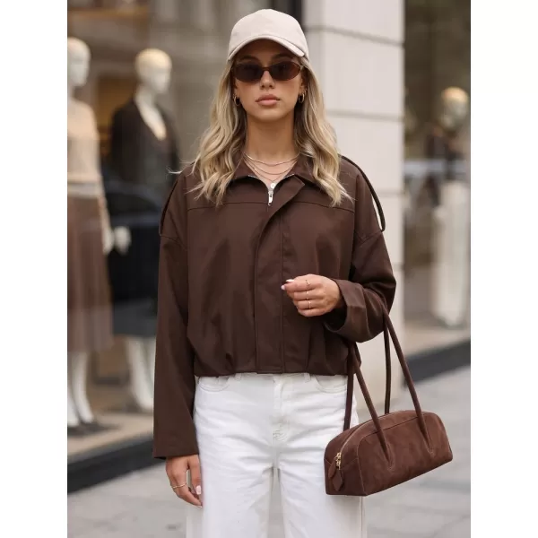  Női kabát DSTREET TY5956 BARNA 
