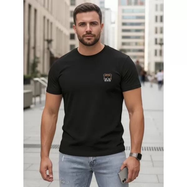  Férfi póló DSTREET NX0125R-BK FEKETE 