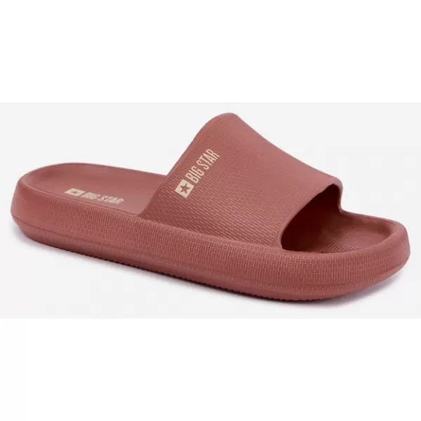  Női papucs BIG STAR SHOES UU274088 VÖRÖS ÁRNYALATAI 