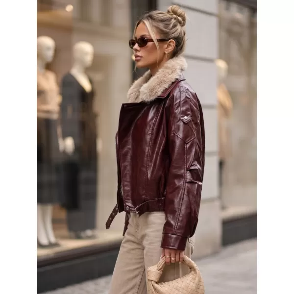  Női kabát DSTREET TY5707 BURGUNDIA 