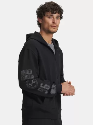 Férfi pulóver UNDER ARMOUR UA RIVAL LW GRAPHIC FZ 6014687-001 FEKETE