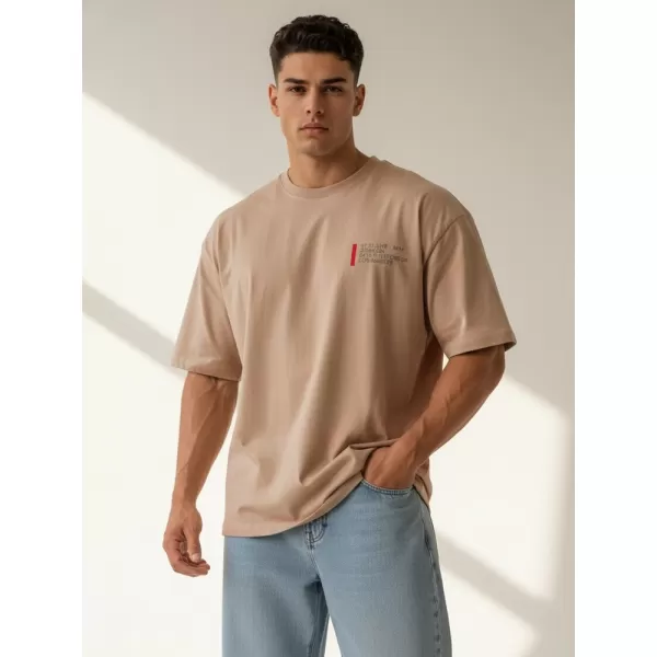  Férfi póló DSTREET RX5303 KARAMELLA 
