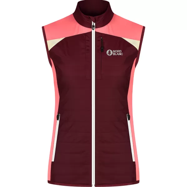  Női mellény NORDBLANC DELL NBWJL8332 BURGUNDIA 