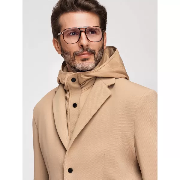  Férfi dzseki OMBRE M167 VILÁGOSBARNA 