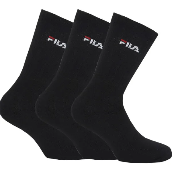  Zokni FILA F9575 SOCKS 3-PACK FEKETE 