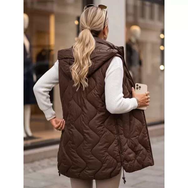  Női mellény DSTREET TY6013 BARNA 