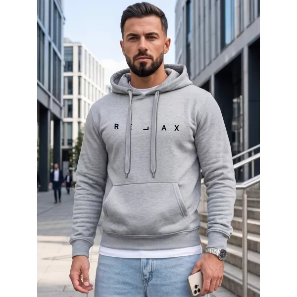  Férfi pulóver DSTREET NX0001BX-02-09 VILÁGOSSZÜRKE 