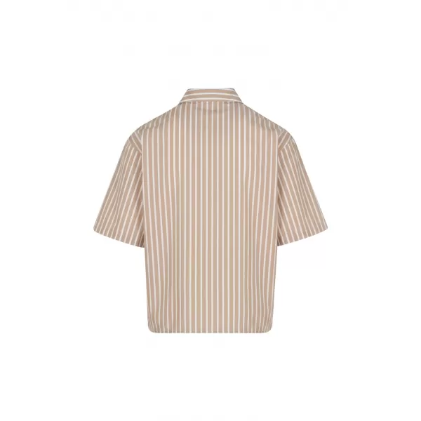  Férfi ing URBAN CLASSICS TB8218-21556 BARNA MOKKA 