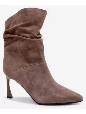 Női bokacsizma D&A JC562-1038 VILÁGOSSZÜRKE