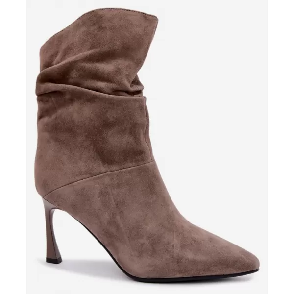  Női bokacsizma D&A JC562-1038 VILÁGOSSZÜRKE 