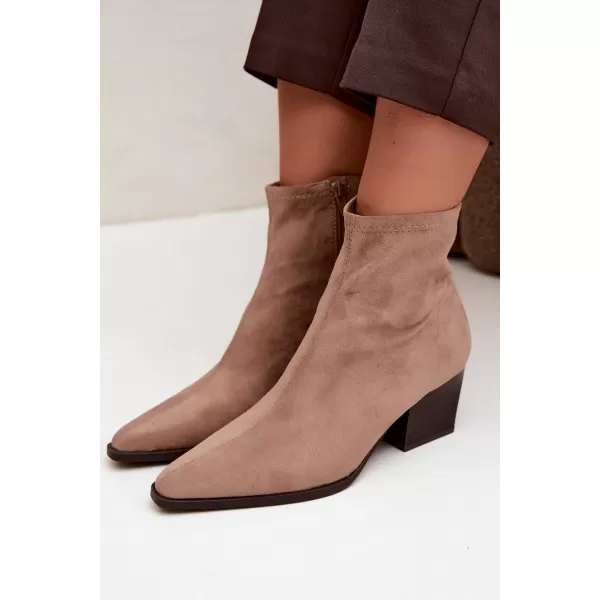  Női bokacsizma BOTO D-209 BROWN BARNA 