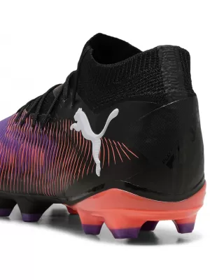 Futballcipők PUMA FUTURE 8 PRO FG/AG 108139-01 FEKETE/FEHÉR/VILÁGÍTÓ VÖRÖS