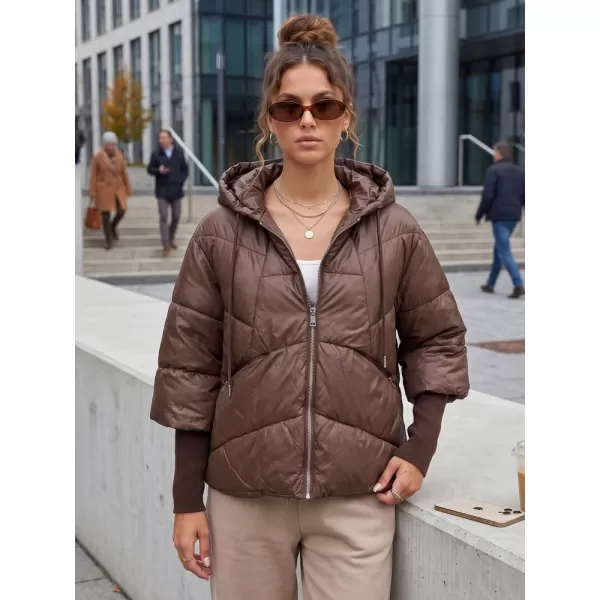  Női kabát DSTREET TY5766 BARNA 