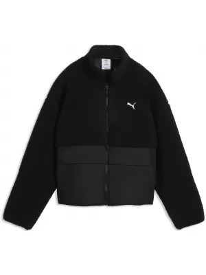 Női kabát PUMA RE:FIBRE SHERPA JACKET W 69456701 PUMA FEKETE