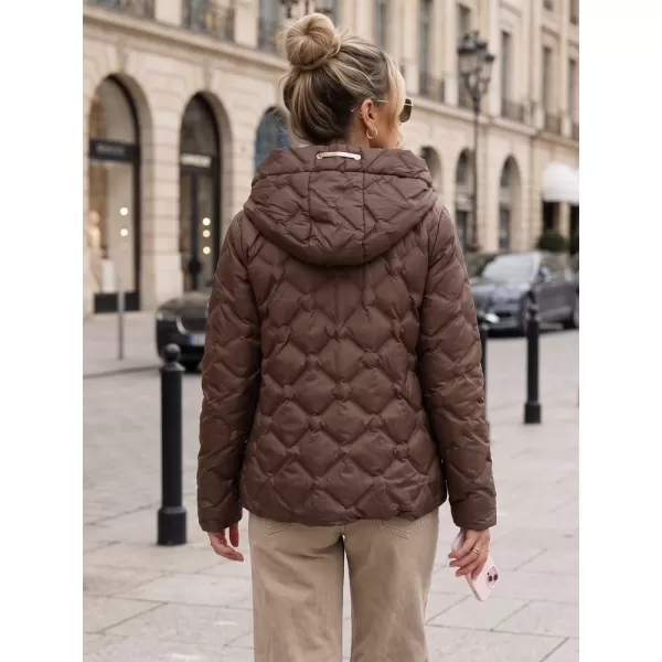  Női kabát DSTREET TY5883 BARNA 