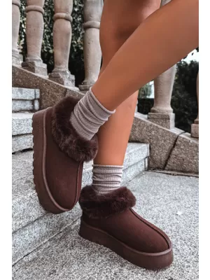 Női hóemberek BIG STAR SHOES UU274203 BARNA/BÉZS ÁRNYÉKOK
