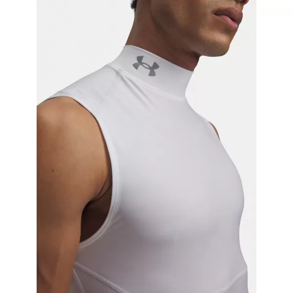  Férfi felső UNDER ARMOUR HG ELITE SLEEVELESS MOCK 6015381-100 FEHÉR 