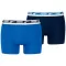 Férfi boxerek PUMA MEN EVERYDAY MULTI LOGO BOXER 2P 93832504 KÉK KOMBÓ