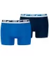 Férfi boxerek PUMA MEN EVERYDAY MULTI LOGO BOXER 2P 93832504 KÉK KOMBÓ