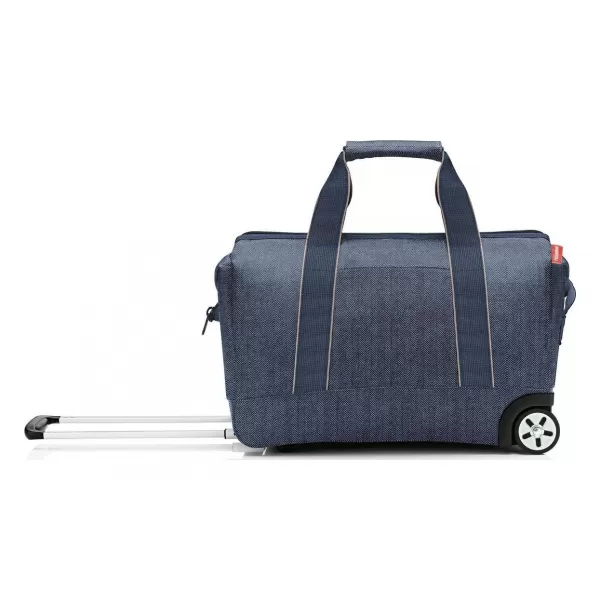  Utazótáska kerekeken REISENTHEL ALLROUNDER TROLLEY HALSZÁLKÁS SÖTÉTKÉK 