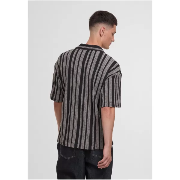  Férfi ing URBAN CLASSICS TB8216-00826 FEKETE/FEHÉR 