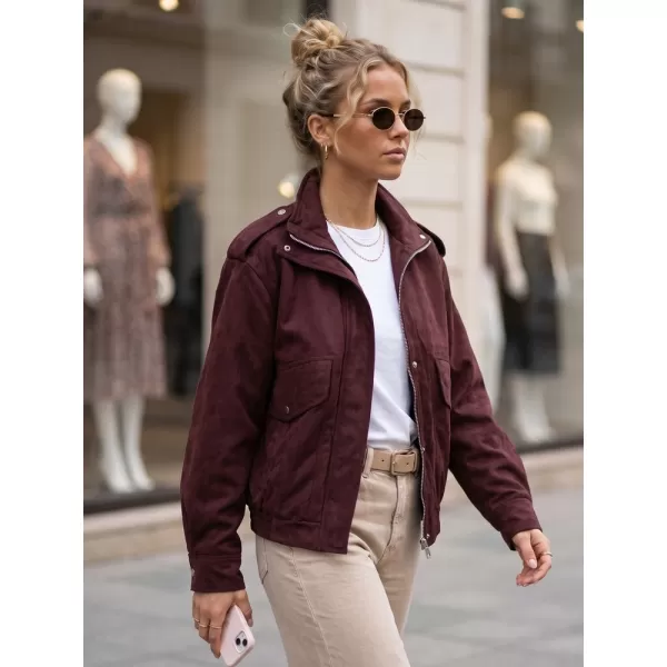  Női kabát DSTREET TY6066 BURGUNDIA 