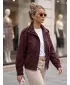 Női kabát DSTREET TY6066 BURGUNDIA