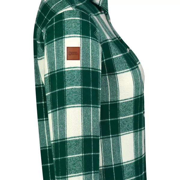  Női flanel ing NORDBLANC WILLOW NBSSL8371 ZÖLD 