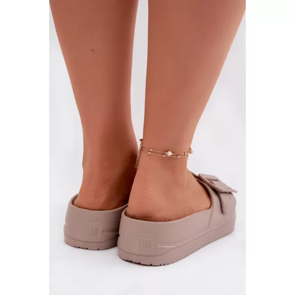  Női papucs BIG STAR SHOES TT274A079 BÉZS 