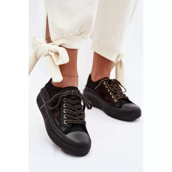  Női tornacipő LEE COOPER LCW-26-44-4479 FEKETE 
